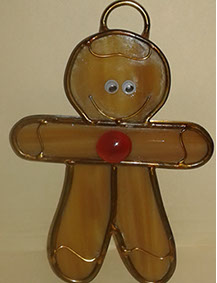 muñeco de jengibre navideño