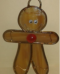 muñeco de jengibre navideño