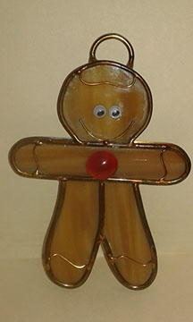 muñeco de jengibre navideño