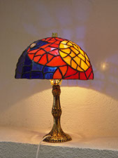 lámpara de cinta de cobre diseño sol