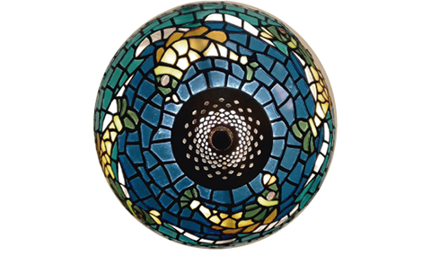 lámoara de cinta de cobre diseño peces