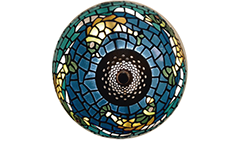 lámoara de cinta de cobre diseño peces